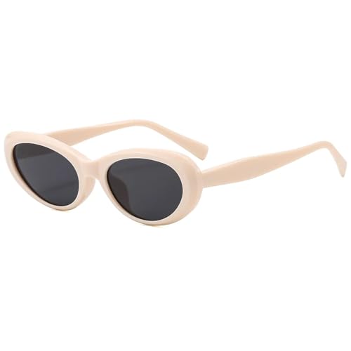 Lunettes de soleil ovales pour femmes avec monture écaille de tortue tendance
