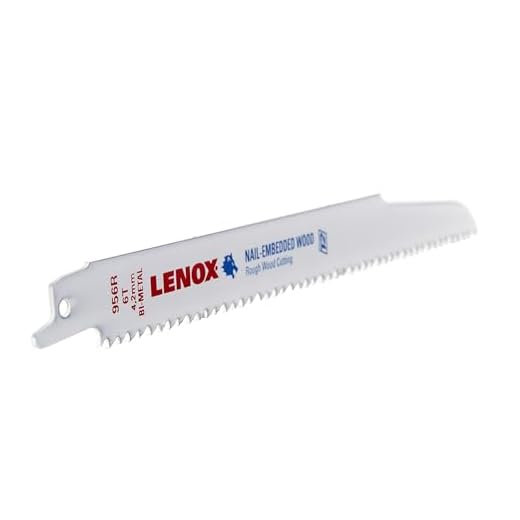 LENOX 9 In. Wood Bi-Metal Reciprocating Saw Blade With 6 Tpi (5 Pk) (ES20582956R)