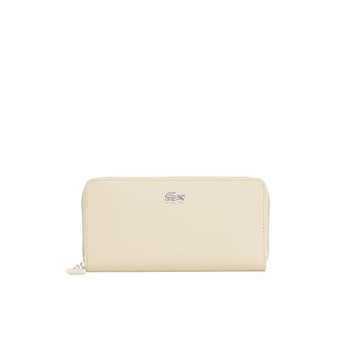 Lacoste Carteira feminina L.12.12 Concept grande com zíper, painço