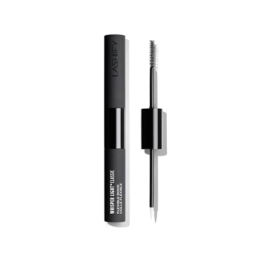 Lashify Whisper Light Classic lash Bond Flexible Hold Adhesive buildable Layering Formula Dual-Sided Bond