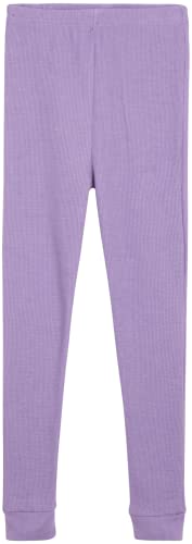 Delias Girls' Thermal Underwear - 6 Piece Waffle Knit Top And Long Johns (2T-16), Size 2T, Lavender/White/Medium Pink #TOP6