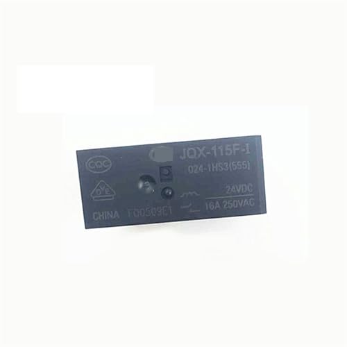 Relés de potencia HF115F-I para solucionar fallos de encendido en maquinaria de 24V 16A 5