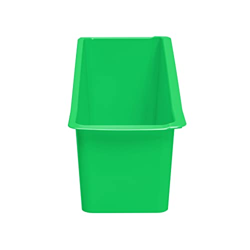 Corbeille à livres emboîtable grand format Storex plastique