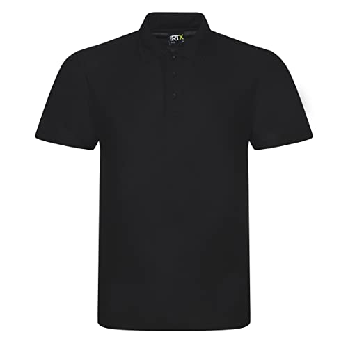 PRORTX RX105 Pro Polyester Polo Shirt - Black - 3XL