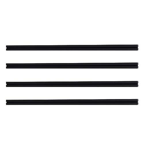 Profilé T-Slot aluminium 4040 noir 1000mm extrusion accessoire rail guidage linéaire CNC
