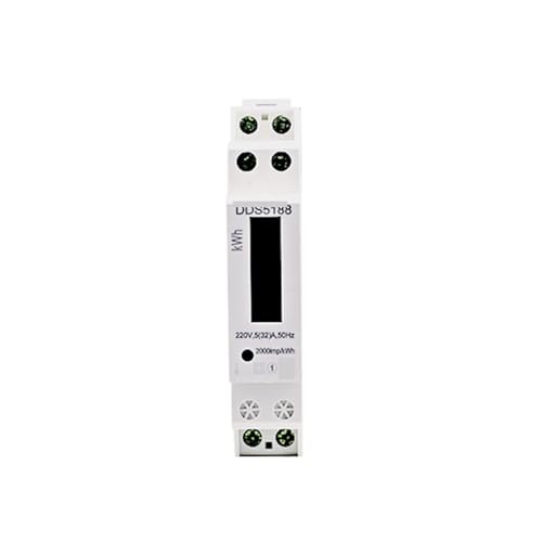 Compteur de rail monophasé 220V LCD pour le suivi de la consommation électrique domestique