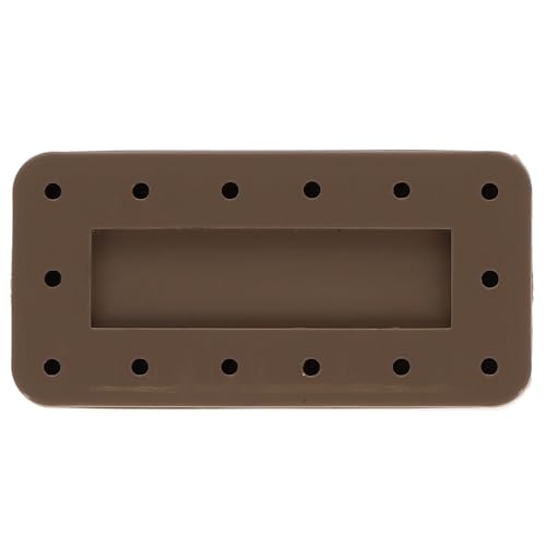 Plasdent 400BR-7 14 Hole Rectangular Dental Bur Block Magnetic Beige