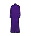 Amfcv Clergy Robe for Men Preacher Minister Black Cassock Pastor Vestment Church Robes for Unisex(XL,B02)