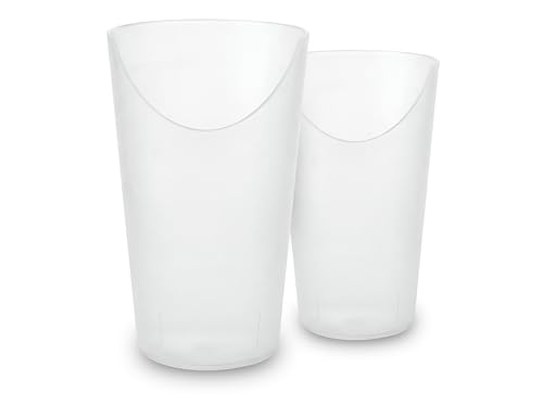 Image of PEPE Mobility Nosey Cups for Adults (x2 Units), Drinking Cut Out Cup, Dysphagia, Hospital Cup, Aids for Elderly