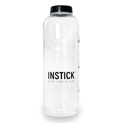 INSTICK | Trinkflasche BPA-frei aus Tritan Kavodrink mit auslaufsicherem Verschluss | Fassungsvermögen 1 L