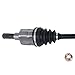 Detroit Axle - 2pc Front CV Axle Shafts for 2006-2010 Hummer H3 2009-2010 H3T, Complete CV Axle Shafts Assembly 2007 2008 Replacement