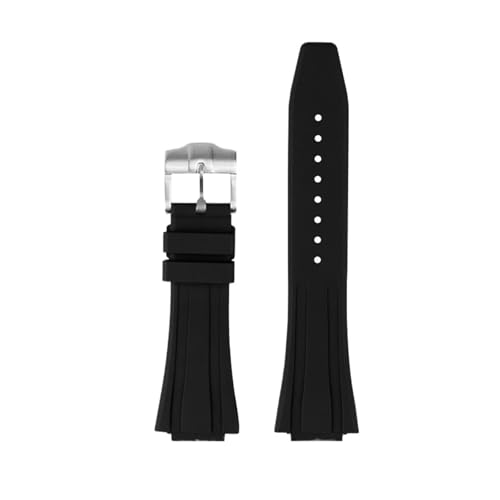 RWUXCYNTP ���o�[���v�X�g���b�v�ƌ݊����J�V�I 5611 GA-2100 GM-2100 GBM2100 ���v�o���h Casioak Ga2110 Gm2100 Gbm2100 �N�C�b�N�����[�X�u���X���b�g(Black-Silver)