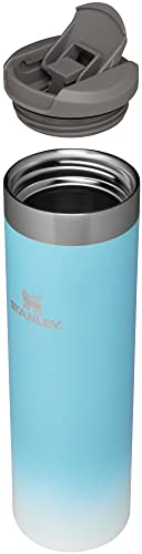 Image of STANLEY AeroLight Transit Bottle 20 oz Locking Drink Through Lid Leak Resistant Water Bottle or Coffee Travel Mug Lightweight Insulated Stainless Steel BPA-Free Pool