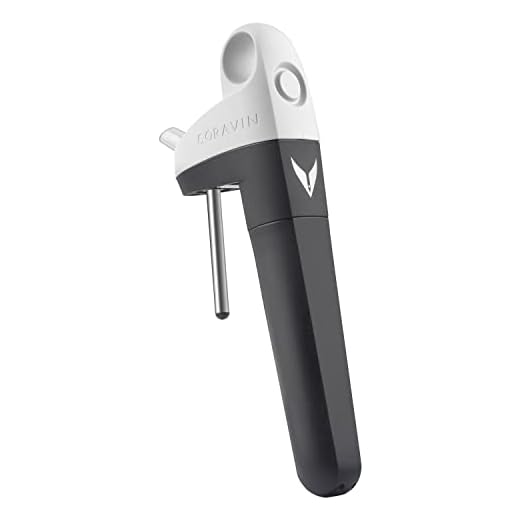 Coravin Pivot - Wine-by-the-Glass System - Grey - Wine Saver and Pourer - Includes Coravin Pure Argon Gas Capsule and 2 Pivot Bottle Stoppers