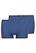 Produktbild Ceceba Herren Short-Pants, Elastan, Baumwolle, Single Jersey, blau, Uni, 2er Pack 12