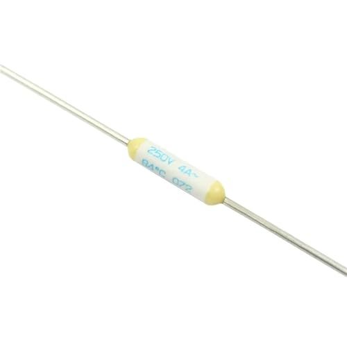 Fusible thermique L1 84°C 4A 250V à fil axial avec bornes pour réparation de petit électroménager