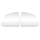 YANLITIAN Kompatibel mit TESLA Modell Y Große Sichtlinse Heizung Wasserdichte Auto Rückspiegel Heizung Modifizierter Weitwinkel Umkehrung Suit (Color : White)