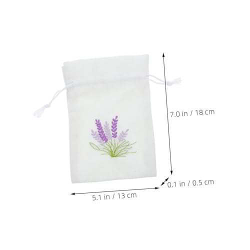 5 bolsas de tela con saco de lavanda 18x13x0.5 cm miniatura 2