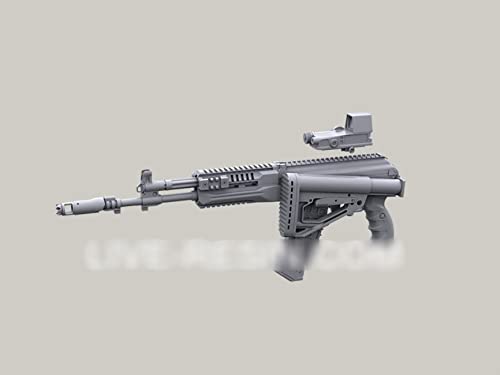 Kit de figura modelo en resina 1/35 con 12 armas sin pintar miniatura 4