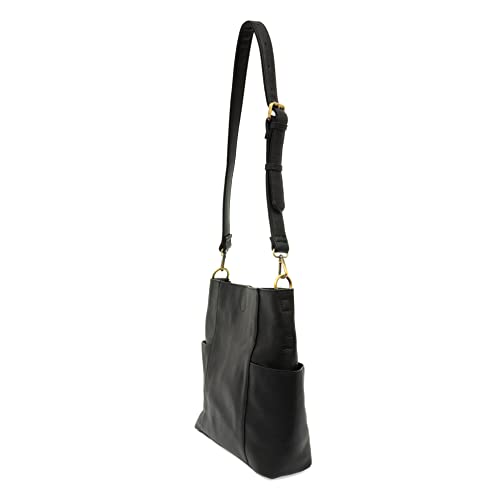 Image of Joy Susan Side-Pocket Bucket Bag: Kayleigh Crossbody