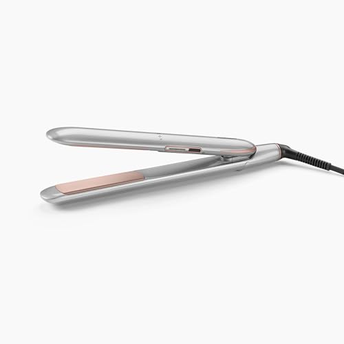 BaByliss Cosmos Styler Smooth Sleek Hair Straightener with 25mm Ceramic Plates Fast Heating with 3 Heat Settings 180235C Multi-Voltage Use Gray (ST260SDE) (UAE Version)