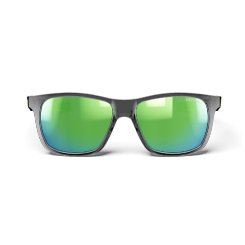 Julbo Unisex Kid Elwood Sunglasses, Schwarz Durchscheinend Glänzend, S (6-10 Jahre)