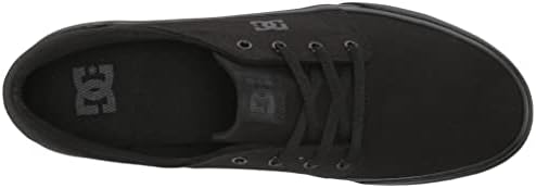 DC mens Trase Tx Skate Shoe, Black/Black/Black, 4.5 US | Image 4