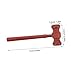 GRIRIW Judge Hammer Shot Wooden Mallets for Cosplay Costumes Clothes Wood Gavel Wood Gavel for Meetings Wooden Plaything Costume Accessory Mallet Prop