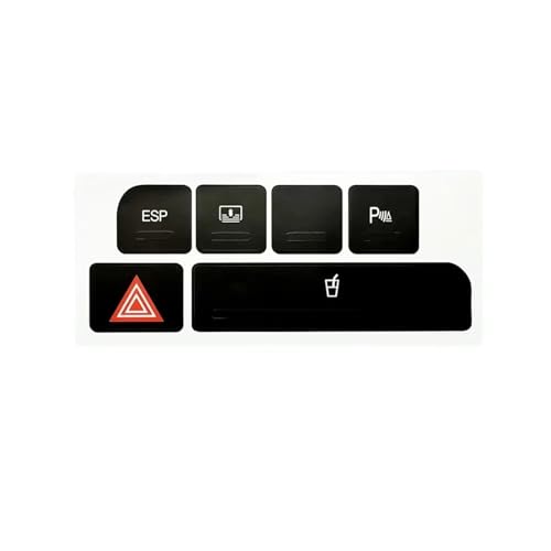 Rénovation bouton Audi A4 2004-2006 : sticker de lève-vitre durable