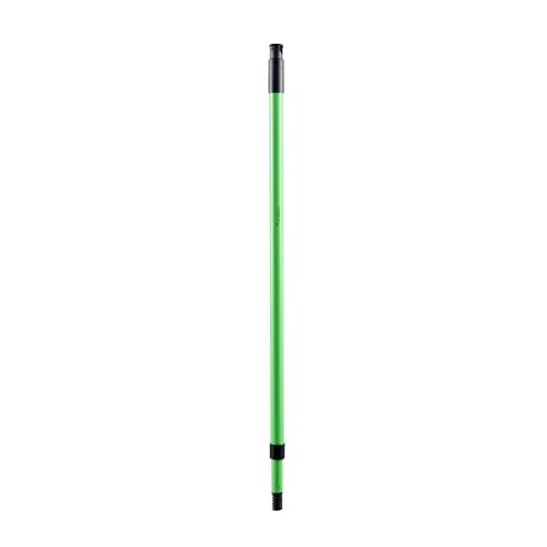 Image of Restaurantware-Handle ONLY: Clean Tek Professional 29.53 Inch Squeegee Handle, 1 Telescopic Stick - Squeegees and Window Strip Washers Sold Separately, 29.52 to 51.18 Inches, Green Aluminum Holder