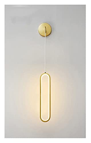Applique da parete a LED moderna - Elegante lampada da interni per soggiorno e camera da letto, compatibile con AC220V, lampada a sospensione di design, complemento d'arredo chic (luce bianca calda d