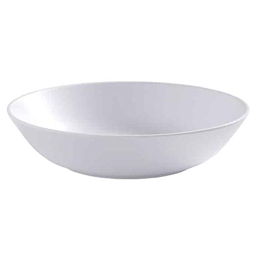Melamine Round Matte Bowl by American Metalcraft – 36.0 ounces, Melamine, White, Model MCB36WH