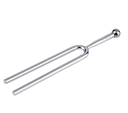 KOMUNJ A440 Tuning Fork Stainless Steel Tuning Fork Standard A 440 Hz Violin Guitar Tuner Instrument, for Musical Standard Instruments Violin Guitar Tuner Device