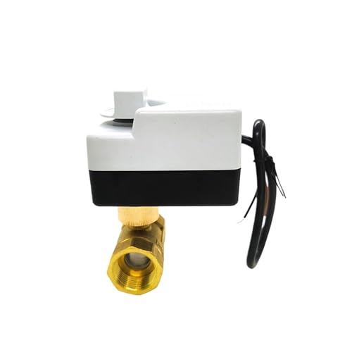 Vanne à bille électrique en laiton à commande manuelle et double contrôle