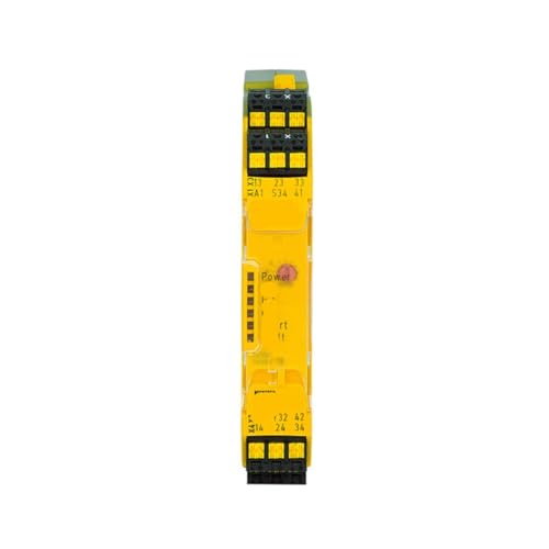 Relé de seguridad 750104 PNOZ s4 de 24 VCC para la desconexión de maquinaria industrial