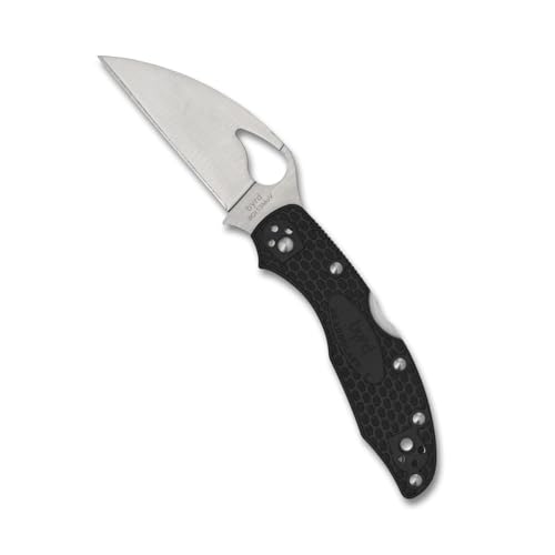 Image of Spyderco Byrd Meadowlark 2 Wharncliffe Folding Pocket Knife, PlainEdge | 6.9 inch Overall Length, 2.97 inch 8Cr13MoV Steel Blade, FRN Handle, Back Lock, Full-Flat Grind