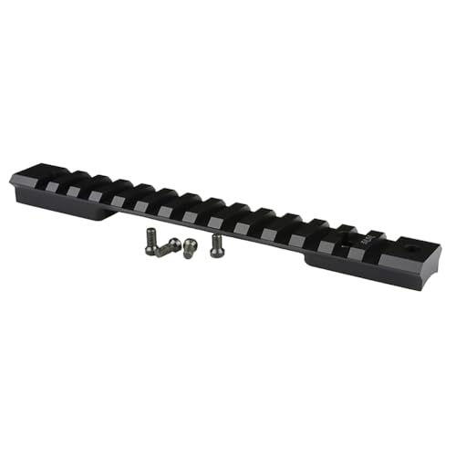 WARNE 7677M Winchester 70 WSM Mountain Tech Tactical Rail, Tapered 6-48 Screws, 7075/T6 Aluminum, Fits Picatinny and Weaver Style Mounts