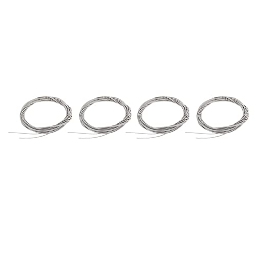 Kit de cordes de basse, bonne qualité sonore, jeu facile, corde de guitare durable 4 pièces pour jouer - Les Beatles, Paul McCartney, John Lennon, RIngo Starr, George Harrison Kit de cordes de basse, bonne qualité sonore, jeu facile, corde de guitare durable 4 pièces pour jouer