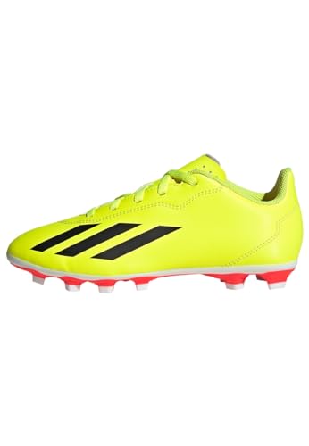 Adidas Unisex X Crazyfast League FG, Solar Yellow/Core Black/Cloud White,...