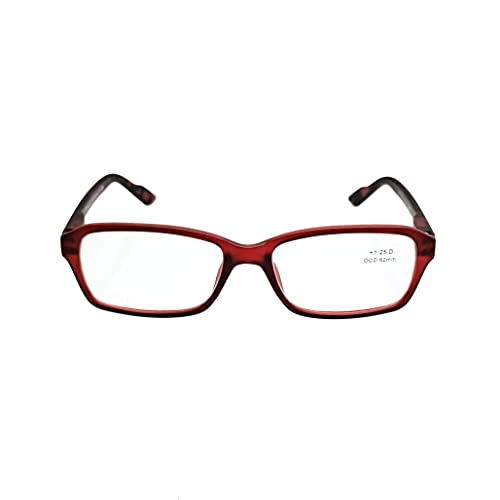 Image of Martina Reading Glasses - Ultra Light Weight For Men & Women - Red Frame