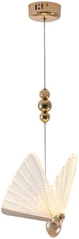 Luminária Pendente Led Borboleta Gold Bivolt Moderno 3000k Cor Do...