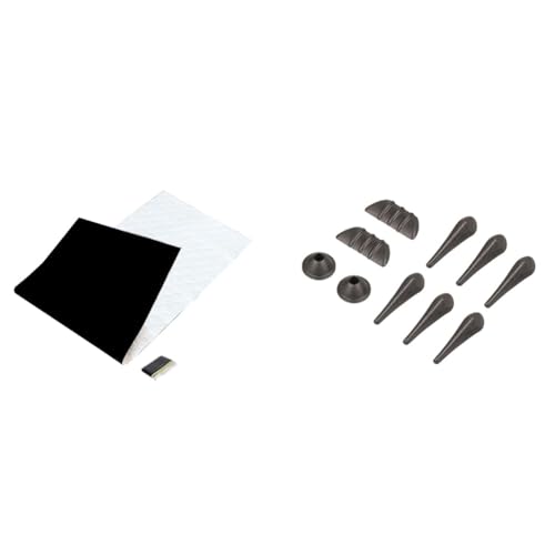 【セット買い】Amazon.co.jp限定 エーモン(amon) 静音計画 ロードノイズ低減マット リア用 車用フロアマット デッドニング 約480×1300mm 厚さ約3mm 1枚 4815 黒 + Amazon.co.jp限定 エーモン(amon) 静