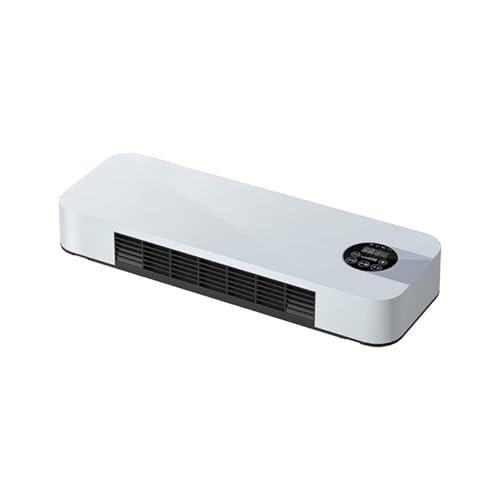 MotiveTech Calefactor de Pared Silencioso con Temporizador de 6 Horas, Compacto, Temperatura Ajustable para Interiores.