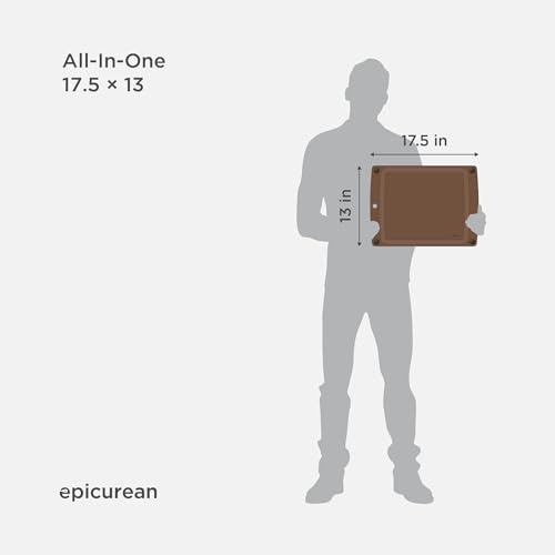 Image of Epicurean 17.5 inch x 13 inch All-In-One Cutting Board with Juice Groove, Nutmeg
