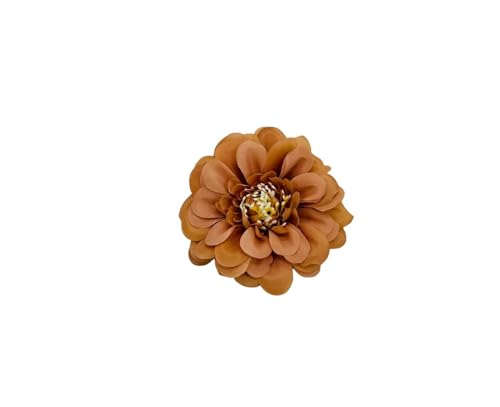 Image of WRAP Concepts Artificial Dahlia Flower Head for Home Decoration and Craft (20pcs) (Brown)