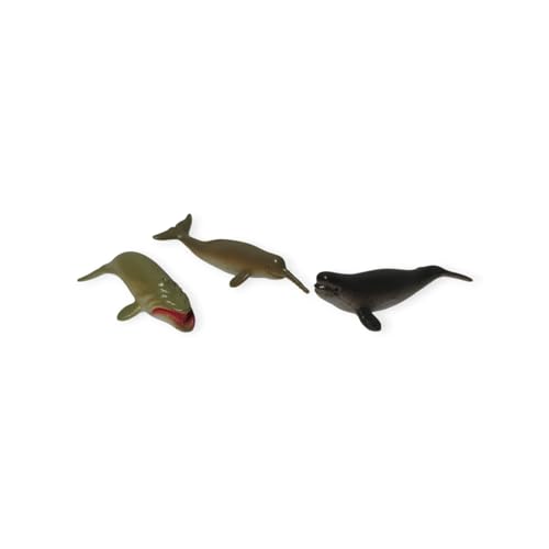 Image of Small Kids Sea & Wild Animal Toys Sets for Fun, Educational, Spark Imagination and Learning (Multi Choice Sets) (Shark Fish) 12pcs