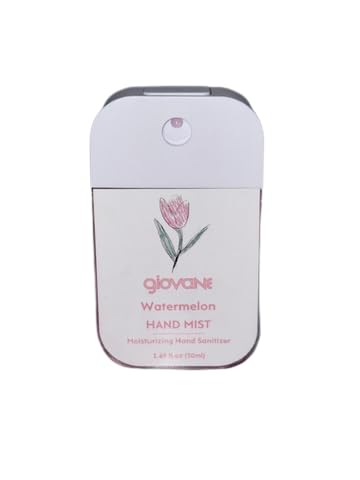 Giovane Watermelon Hand Sanitizer & Mist, Hydrating, Vegan, Aloe, 1.69 FL Ounces - Kid Owned: Made for Kids by a Kid image 4