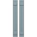 Ekena Millwork ARW101BB207X67SBH Americraft Two 2 Exterior Real Wood Joined Board-n-Batten Shutters (Per Pair), 7"W x 67"H, Peaceful Blue