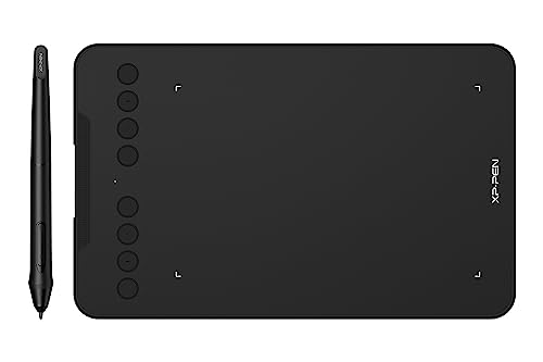 XPPen Deco Mini7 V2 Tavoletta Grafica con penna senza batteria 16384 livelli, per disegno, OSU Play,...