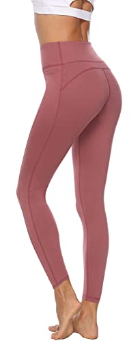 JOYSPELS Women's High Waisted Gym Leggings - Tummy Control Yoga Pants Full Length or 7/8 Length or Capri Leggings with 2 Side Pockets for Gym, Yoga, Workout, Running, Daily Leisure - Image 3